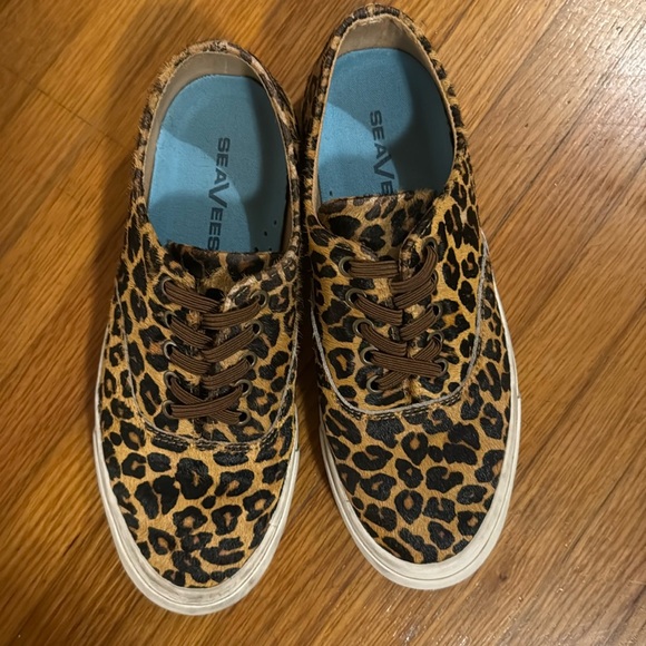 Leopard fur sneakers Seavees - Picture 1 of 5